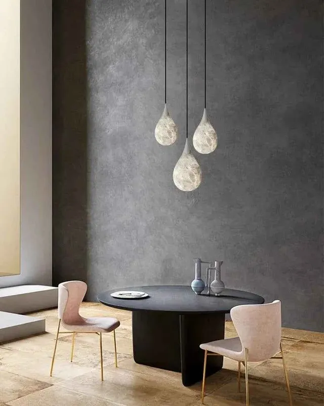LightsStory Serene Alabaster Round Pendant Light - Small — LightsStory LED Pendant Lights  