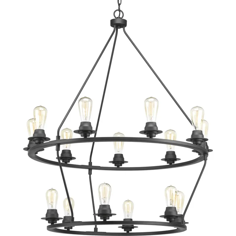 Debut Collection Fifteen-Light Chandelier Light — Progress Lighting LED Landscape Lights  