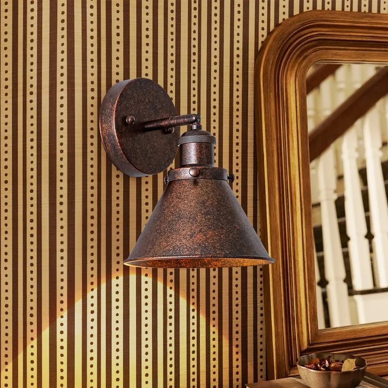 Copper Adjustable Head Cone Wall Sconce Ceiling Light — LightFixturesUSA LED Wall Lights 60.0W 