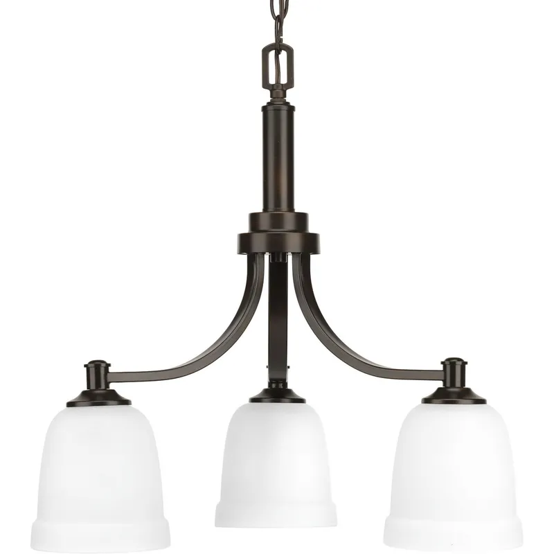 Topsail Collection Three-Light Etched Parchment Glass Chandelier Light — Progress Lighting LED Landscape Lights  