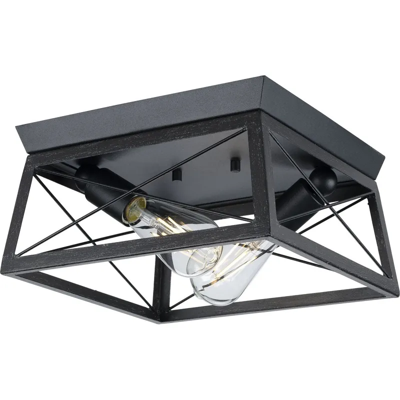 Briarwood Collection Two-Light Flush Mount Ceiling Light — Progress Lighting LED Post Top Lights  