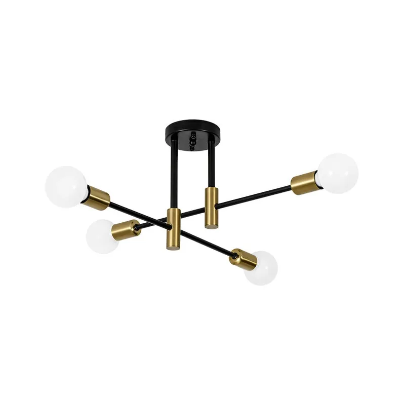 Minimalist Linear Tiered Sputnik Semi Flush Ceiling Light — LightFixturesUSA LED Linear Lights 60.0W 
