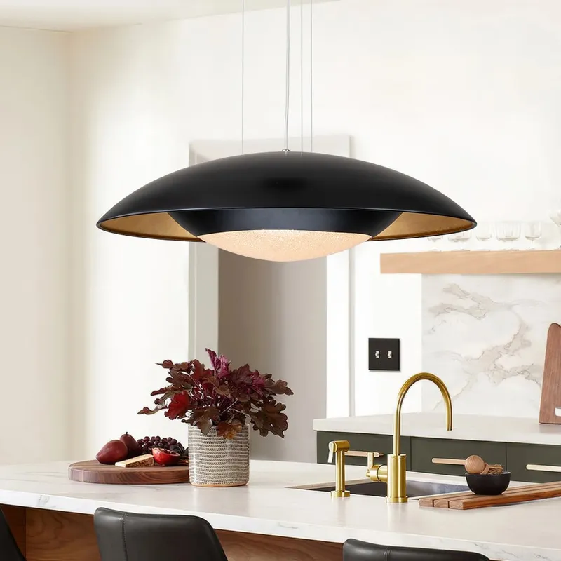 (OpenBox) Contemporary Dimmable Wide UFO LED Pendant Light — LightFixturesUSA LED Pendant Lights 33.0W 3000K