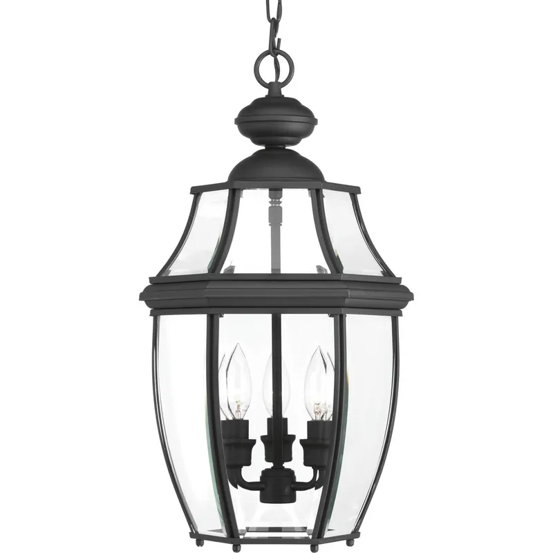 New Haven Collection Three-Light Hanging Lantern — Progress Lighting LED Landscape Lights  