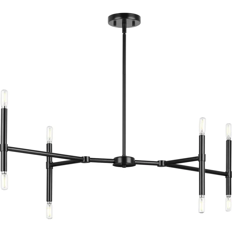 Arya Collection Eight-Light Linear Chandelier — Progress Lighting LED Linear Lights  