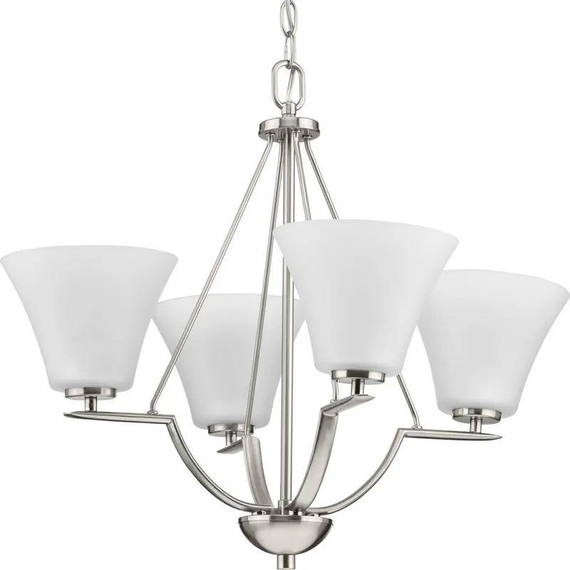 Bravo Collection Four-Light Chandelier — Progress Lighting LED Landscape Lights  