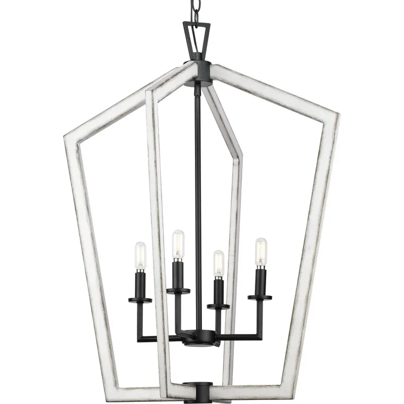 Galloway Collection Four-Light 30" Foyer Light — Progress Lighting LED Landscape Lights  