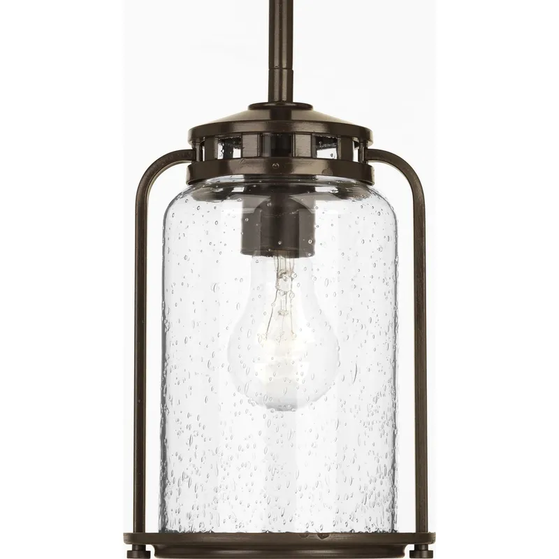 Botta Collection One-Light Small Hanging Lantern — Progress Lighting LED Landscape Lights  