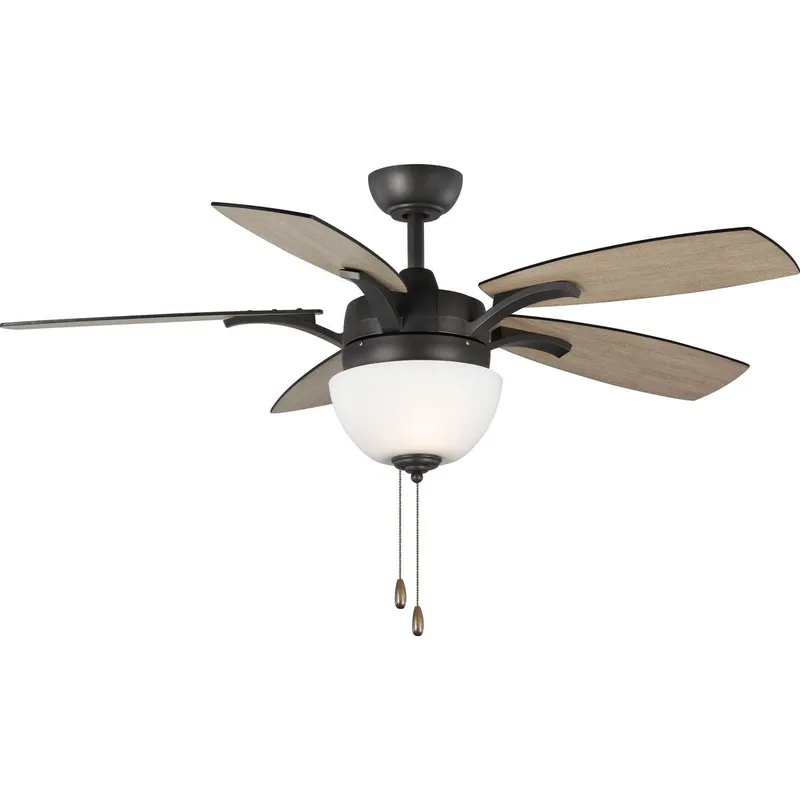 Olson Collection Five-blade 52" Ceiling Fan with LED Light Kit — Progress Lighting LED Post Top Lights  