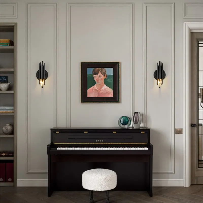 Modern Orchestral Style Trendy Cluster Tube Wall Sconce — LightFixturesUSA LED Wall Lights 60.0W 