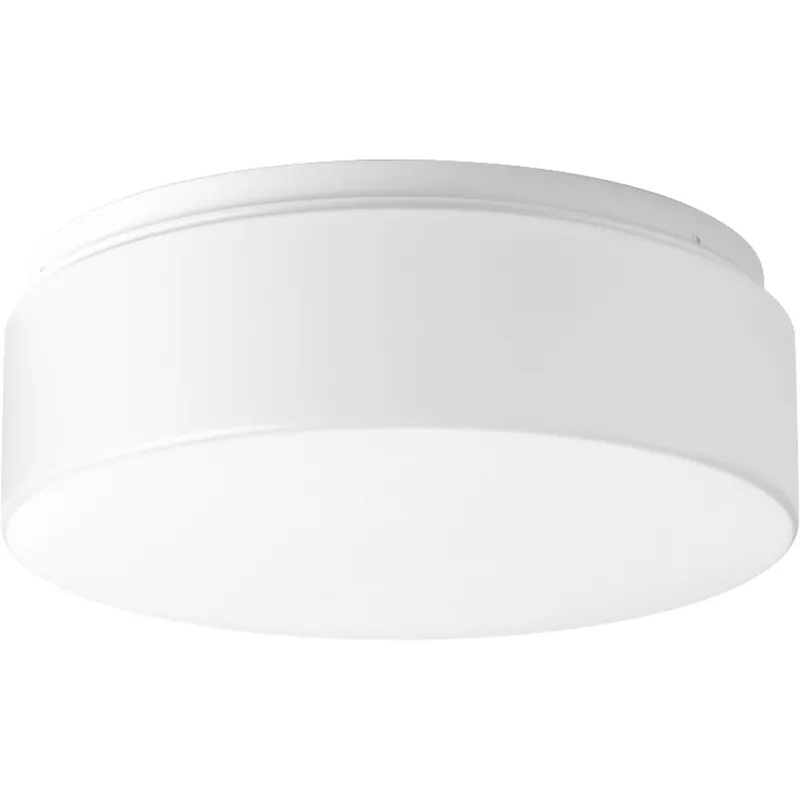 One-Light 11" LED Drum Flush Mount — Progress Lighting LED Post Top Lights  