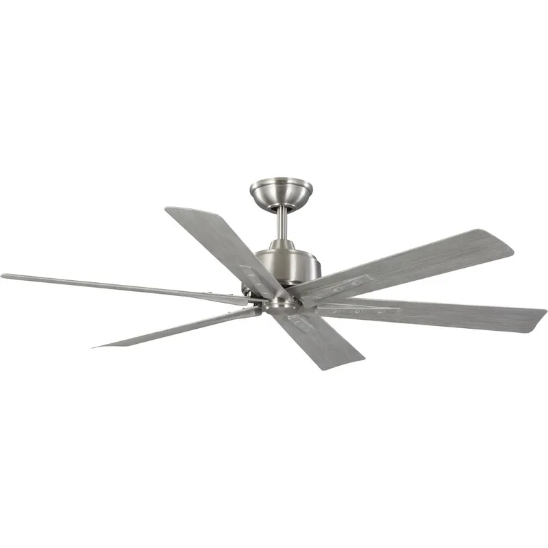 Brazas Collection 56 in. Six-Blade Ceiling Fan — Progress Lighting LED Lighting Controls  