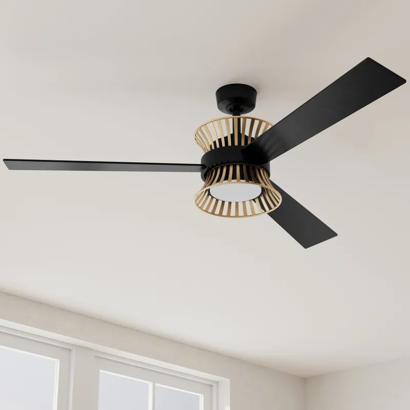 Bisbee Collection 55-in Three-Blade Ceiling Fan — Progress Lighting LED Lighting Controls  
