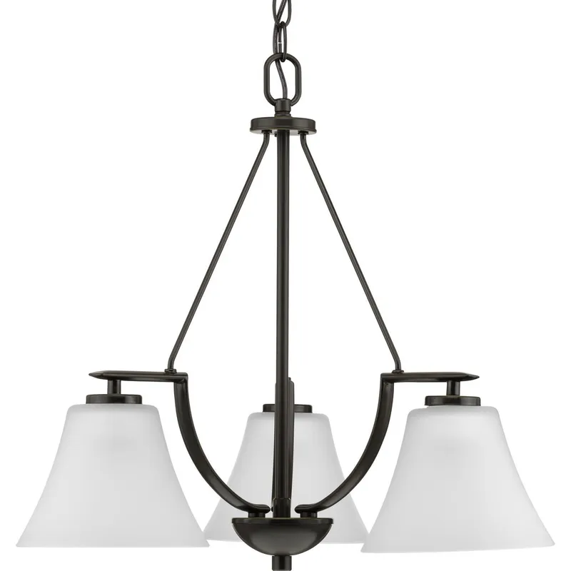 Bravo Collection Three-Light Chandelier — Progress Lighting LED Landscape Lights  