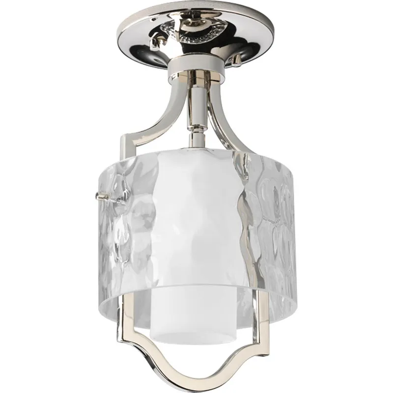 Caress Collection One-Light Clear Water Glass Mini-Pendant Light — Progress Lighting LED Landscape Lights  
