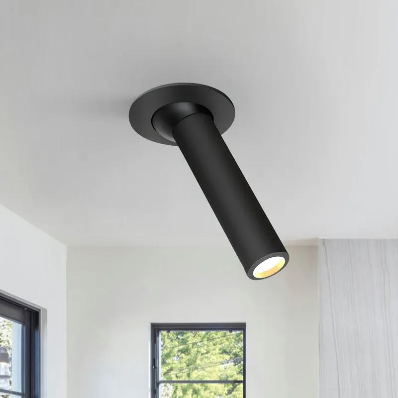 Minimalist Cylinder LED Track Light — LightFixturesUSA LED Ceiling Lights 3.0W 3000K