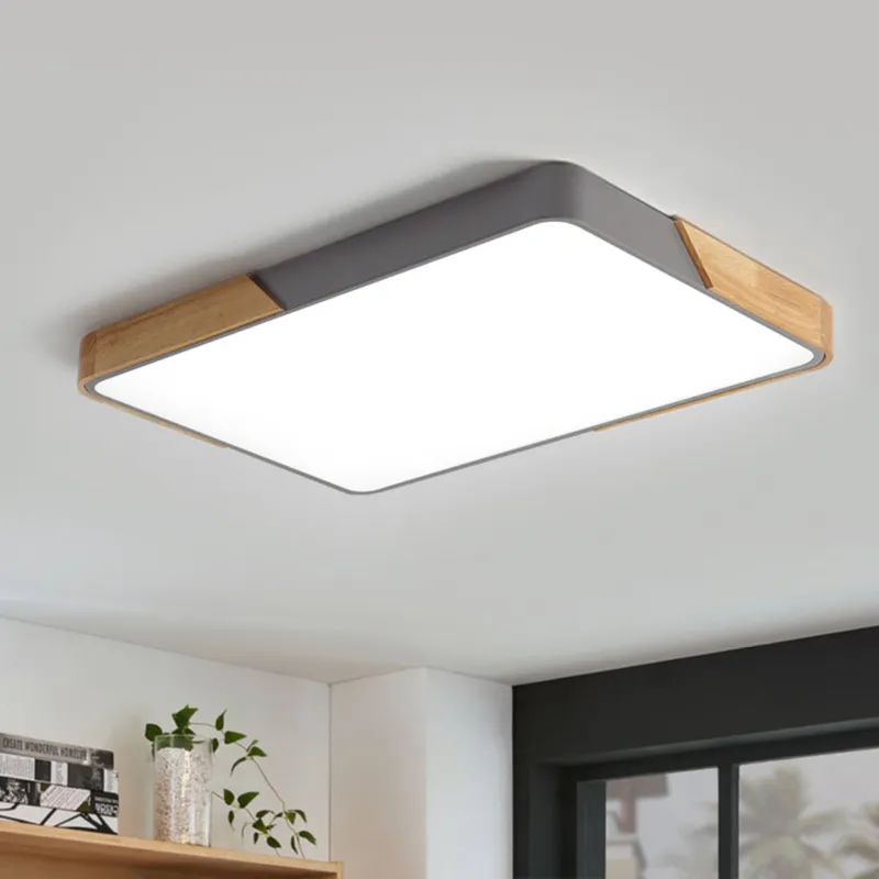 Rectangle LED Flush Mount Light — LightFixturesUSA LED Ceiling Lights 79.0W 3000K