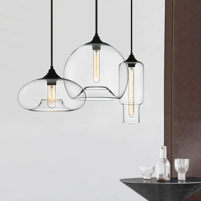 Glass Linear 3-light Island Pendant — LightFixturesUSA LED Linear Lights 40.0W 