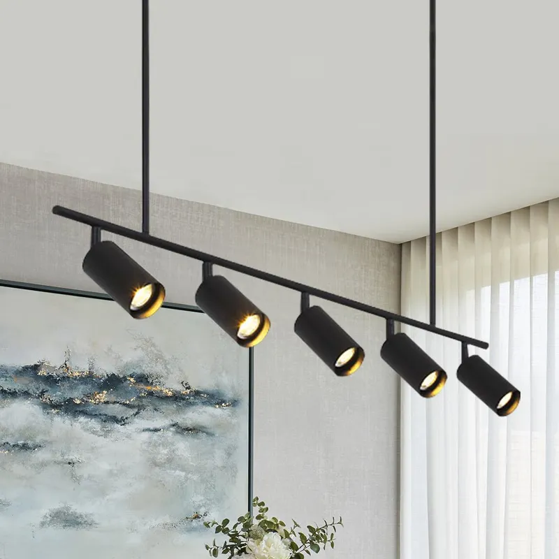 Kitchen Island Linear Pendant Track Lighting — LightFixturesUSA LED Linear Lights 10.0W 