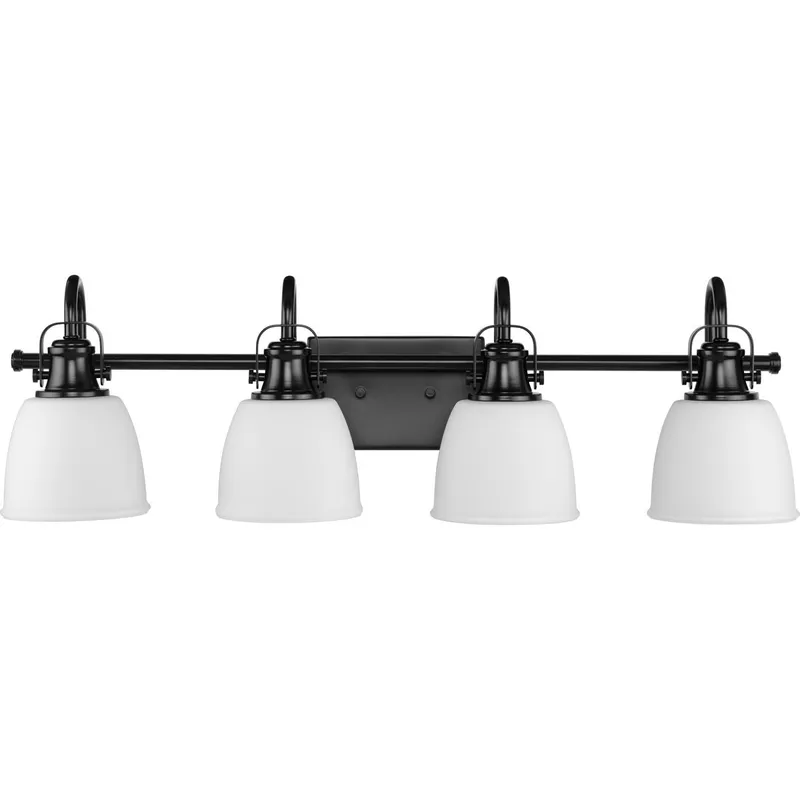 Preston Collection Four-Light Bath Vanity Light — Progress Lighting LED Wall Lights  
