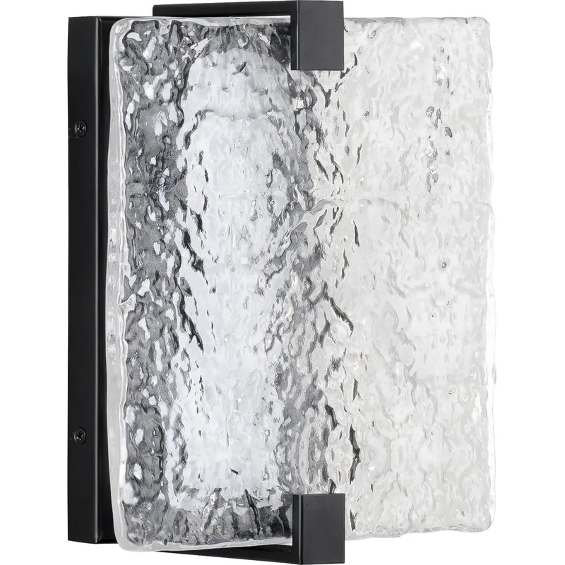 LED Stone Glass Sconce Collection ADA Wall Sconce — Progress Lighting LED Wall Lights  