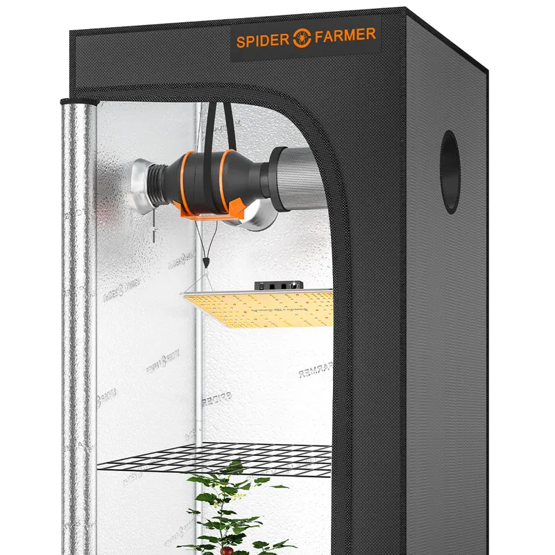 LED Full Spectrum Indoor Grow Light & Tent Kit - 100W - Spider Farmer — LightUp Lighting LED General Lighting 100.0W 3000K