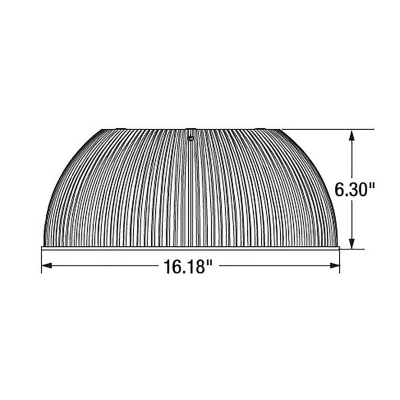 UFO High Bay PC Reflector - 90 Deg - For 200-240W UFOs - Sylvania — LightUp Lighting LED High Bay Lights 240.0W 