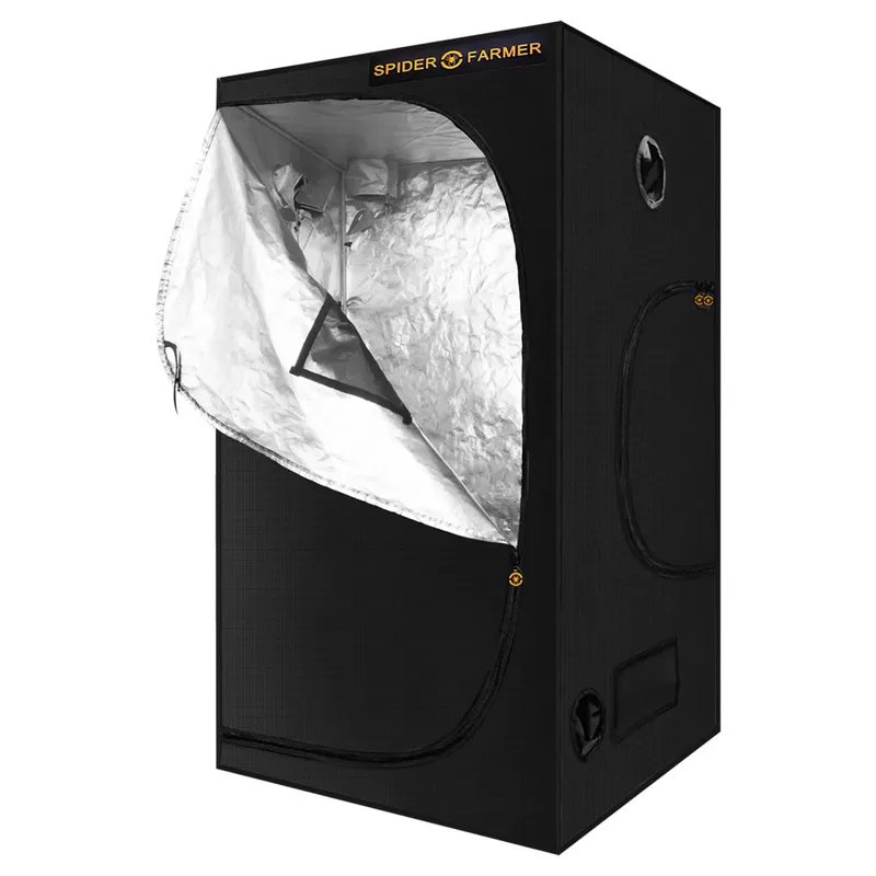 4ft. x 4ft. x 6.5ft. Indoor Grow Tent - Spider Farmer — LightUp Lighting LED General Lighting  
