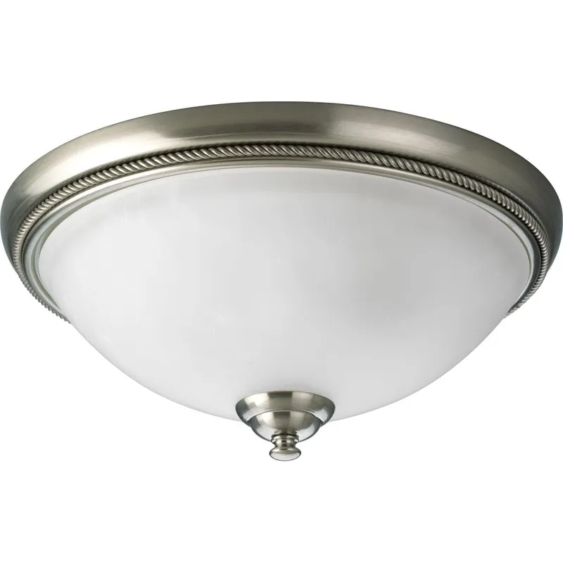 Pavilion Collection 15 in. 2-Light Flush Mount — Progress Lighting LED Post Top Lights  