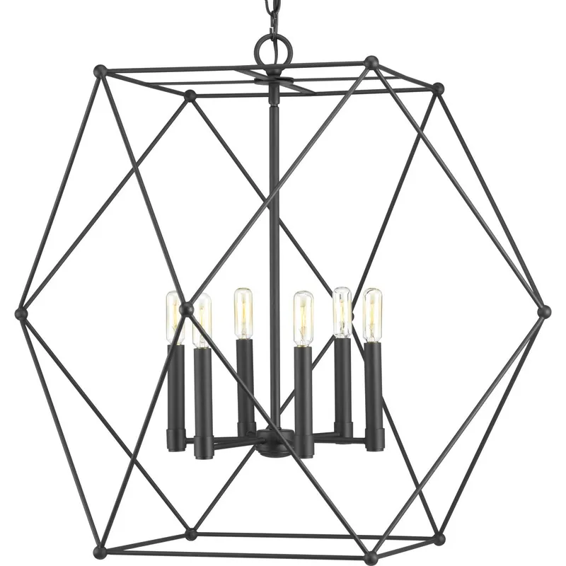 Spatial Collection Six-Light Pendant Light — Progress Lighting LED Landscape Lights  