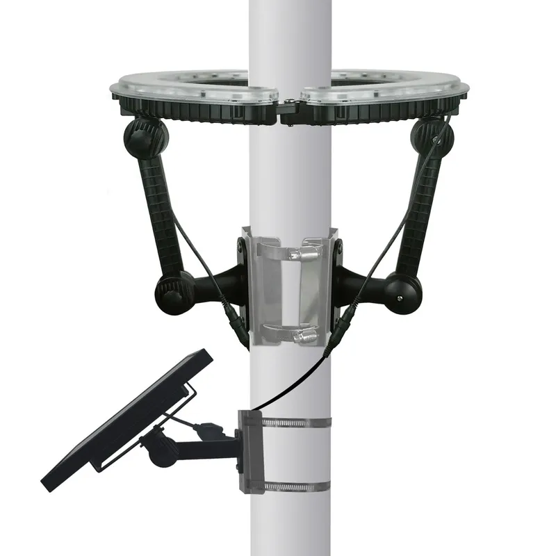 LED Solar Flagpole Ring Light - 1140 Lumens - LumeGen — LightUp Lighting LED General Lighting 12.0W 