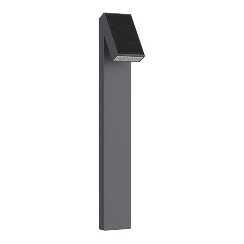 Solar LED Pathway Bollard Light - 500 Lumens - 3000K - Black Finish - LumeGen — LightUp Lighting LED Bollards & Pathway Lights  3000K