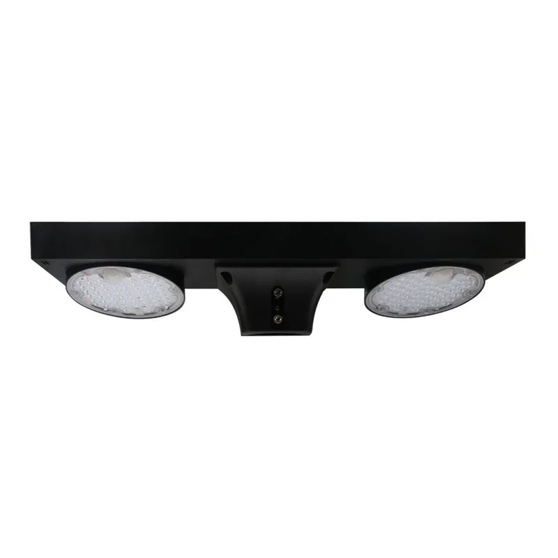 Solar LED Dual Head Post Top Area Light - Dual Color Temperature - LumeGen — LightUp Lighting LED Area Lights  