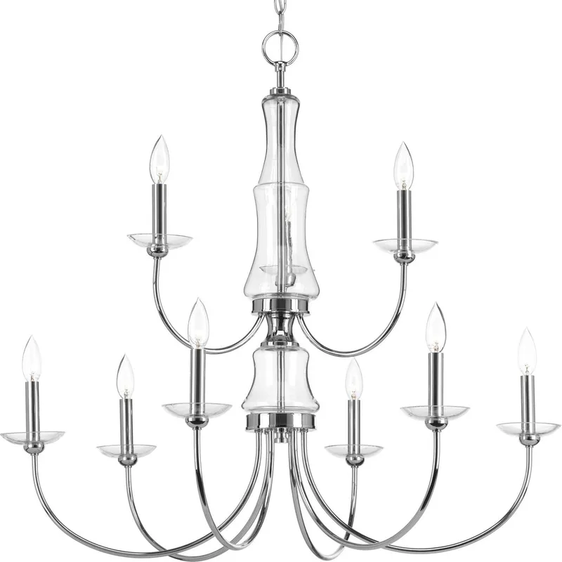 Litchfield Collection Nine-Light Chandelier — Progress Lighting LED Landscape Lights  