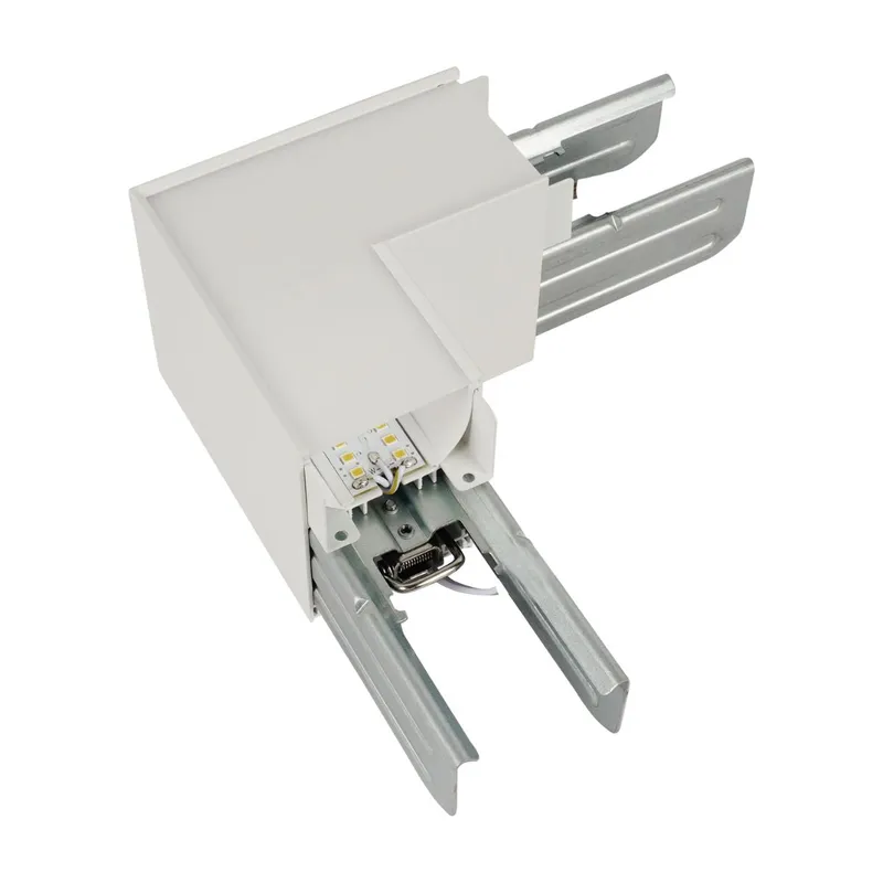L-Joiner for LumeGen Suspended Linear Lights - White Finish — LightUp Lighting LED Linear Lights  