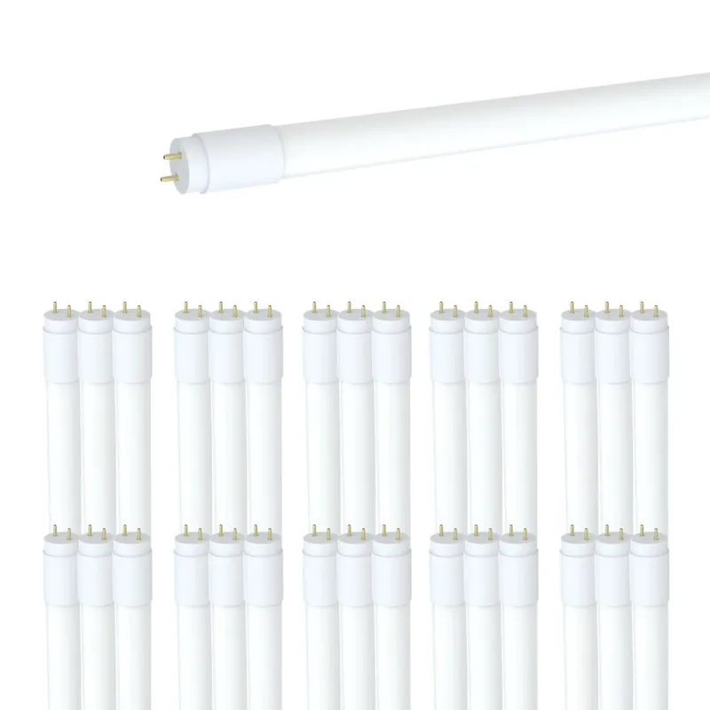 Case of 30 - 18in. T8 LED Glass Tube - 6W - Type B - 750 Lumens - LumeGen (15 2-Packs) — LightUp Lighting LED General Lighting 6.0W 3000K