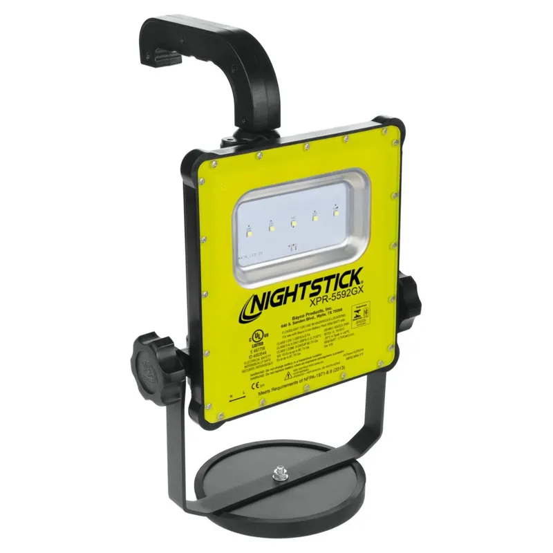 Nightstick Intrinsically Safe Magnetic Scene Light w/Blow Molded Case - Li-Ion - Green - UL913 / ATEX — LightUp Lighting LED Area Lights  