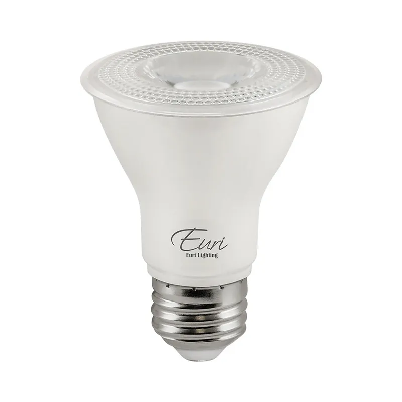 CASE OF 24 - E-Lite LED PAR20 Bulb - 5.5W - 500 Lumens - Euri Lighting (12 Packs of 2 bulbs) — LightUp Lighting LED Bulbs & Lamps 5.5W 2700K