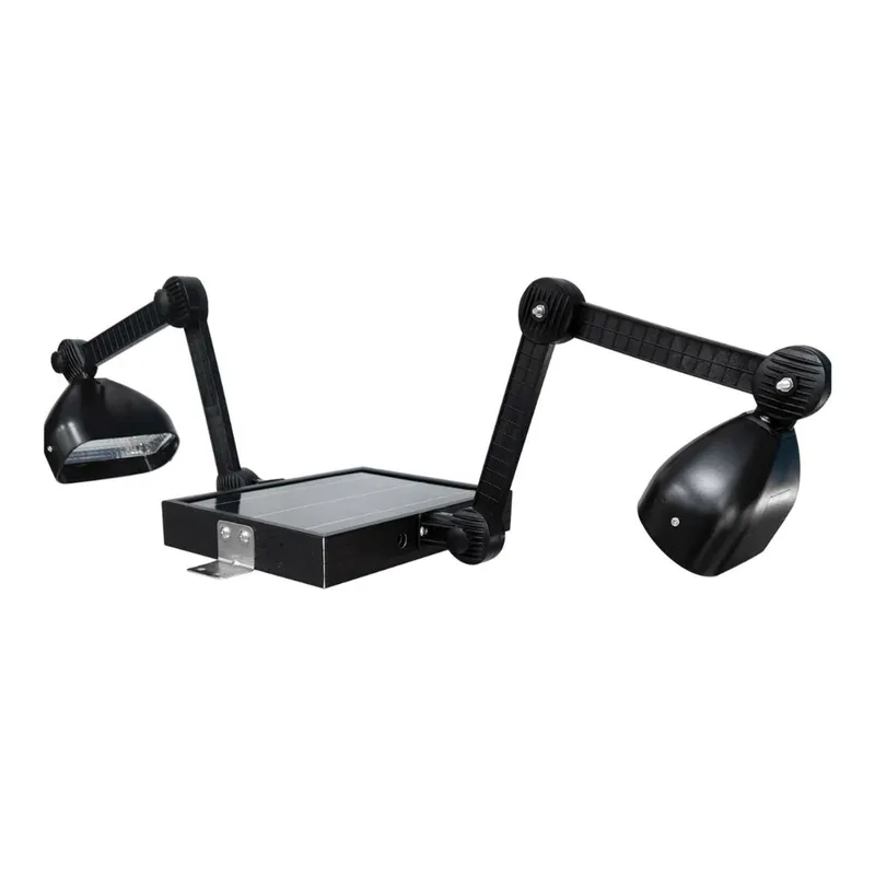 Solar LED Eco Dual Head Sign Light - 120 LEDs - LumeGen — LightUp Lighting LED General Lighting 5.2W 6500K