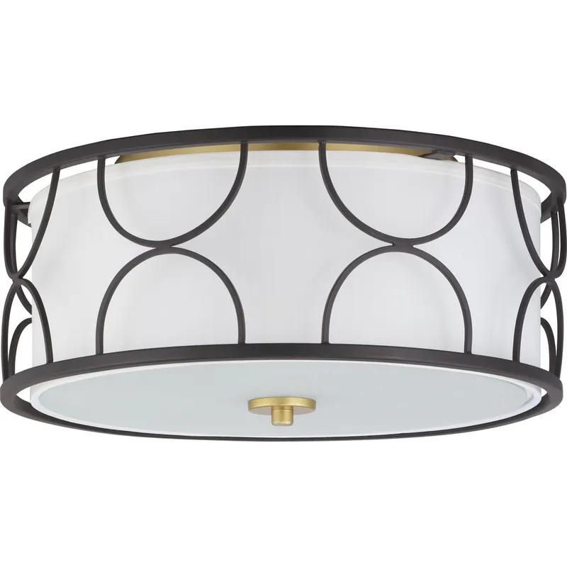 Landree Collection 16" Three-light Flush Mount — Progress Lighting LED Post Top Lights  