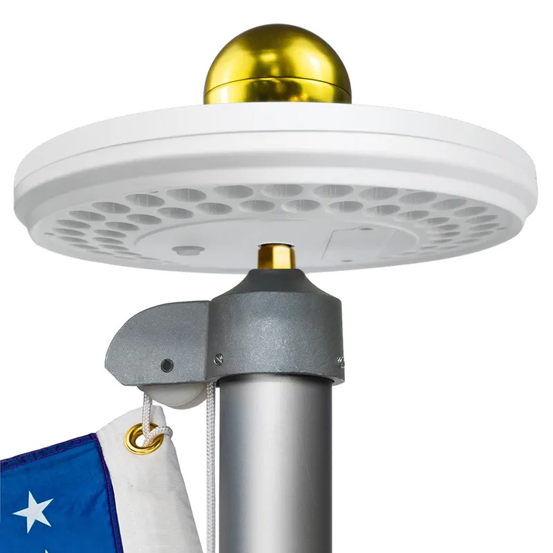 Solar LED Flagtop Pole Light - 420 Lumens - LumeGen — LightUp Lighting LED General Lighting 2.0W 