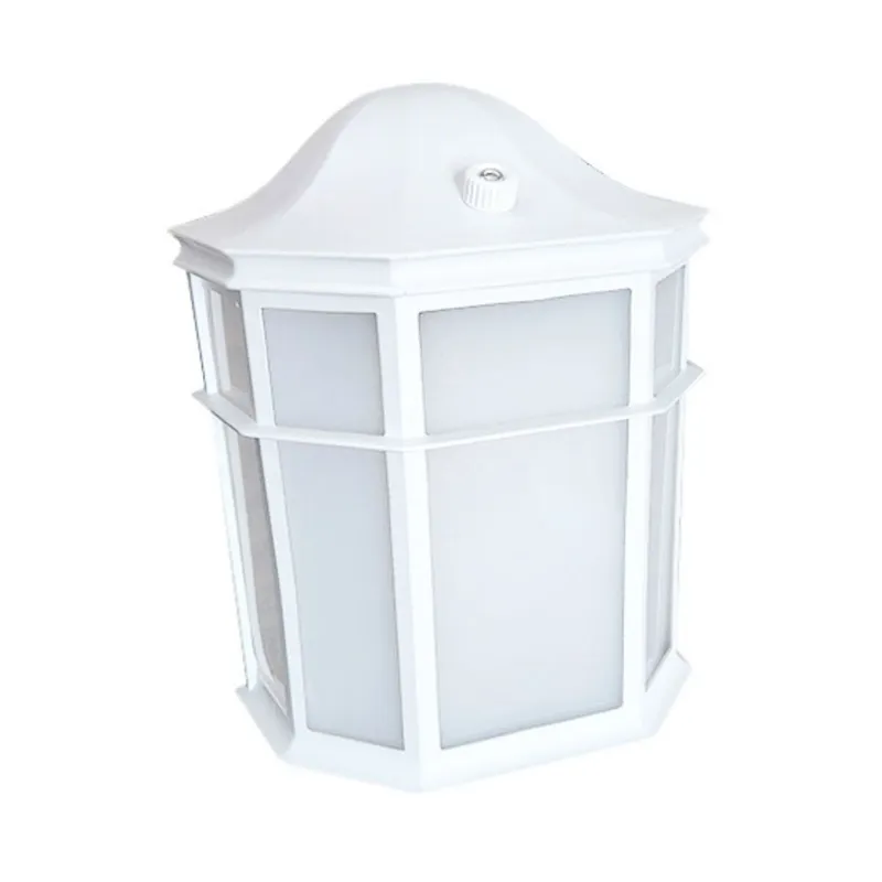 Case of 4 - LED Mini Wall Pack Lantern - 13W - 930 Lumens - 3500K - Photocell - Energetic Lighting — LightUp Lighting LED Wall Lights 13.0W 3500K