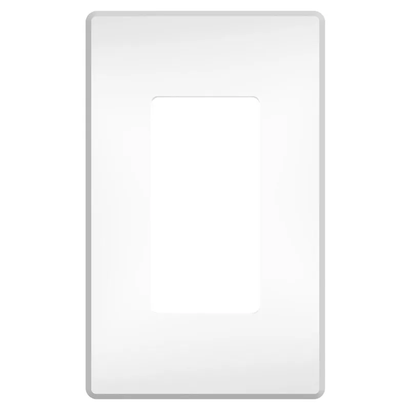 Plastic Screwless Wall Plastic - 1-Gang — LightUp Lighting LED Wall Lights  