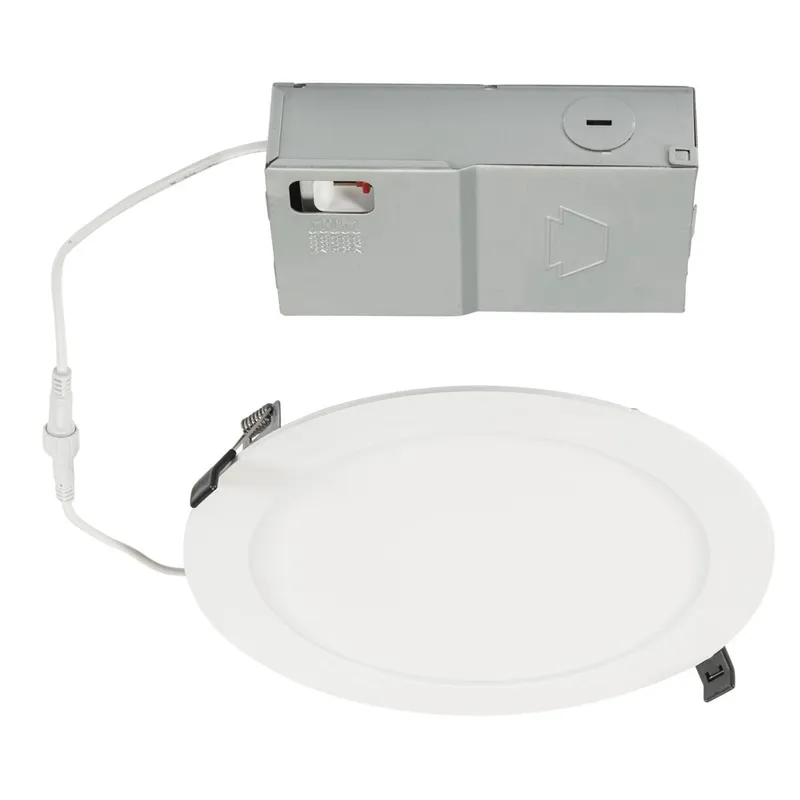 8in. LED Color Tunable Slim Wafer Downlight - 23W - 2700K/3000K/3500K/4000K/5000K - Keystone — LightUp Lighting LED Downlights 23.0W 2700K