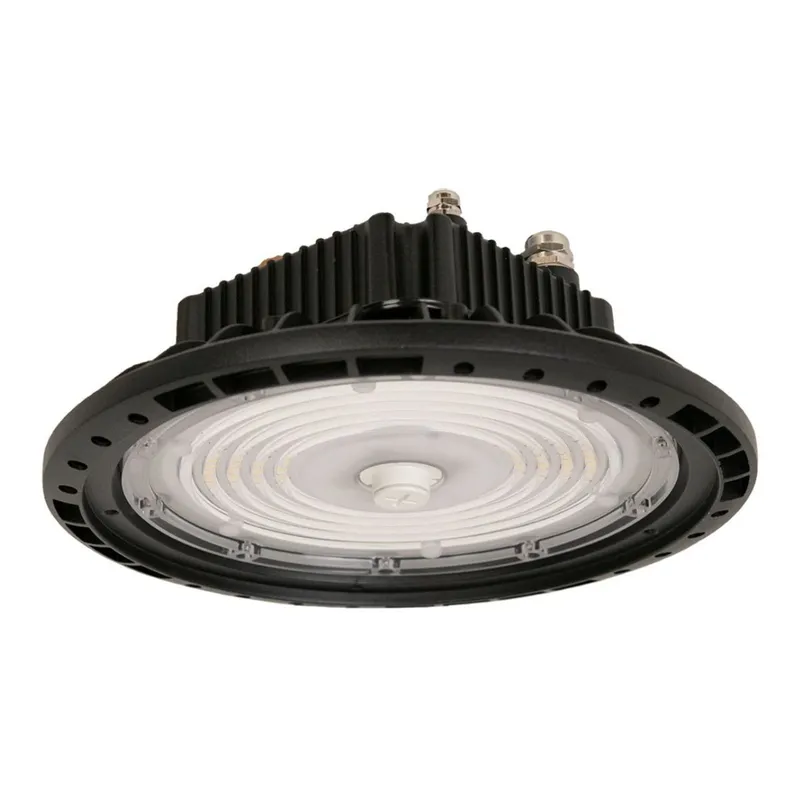 LED UFO High Bay - 150W - 20,250 Lumens - 5000K - Black Finish - Energetic Lighting — LightUp Lighting LED High Bay Lights 150.0W 5000K