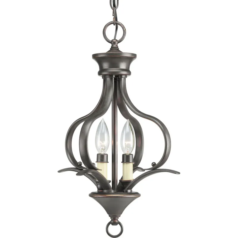 Trinity Collection Two-Light Foyer Pendant — Progress Lighting LED Landscape Lights  