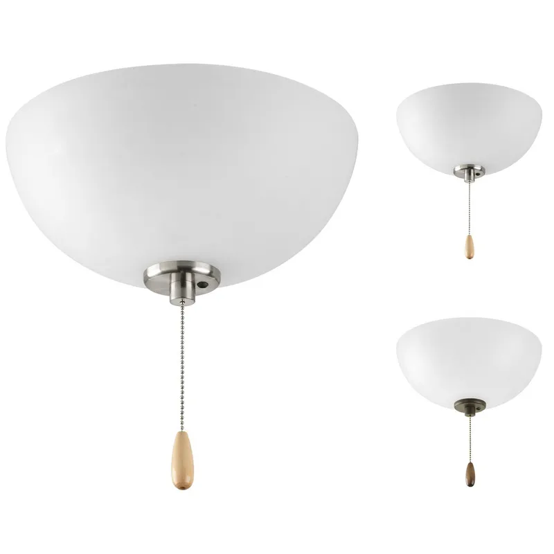 Bravo Collection Two-Light Ceiling Fan Light — Progress Lighting LED Post Top Lights  