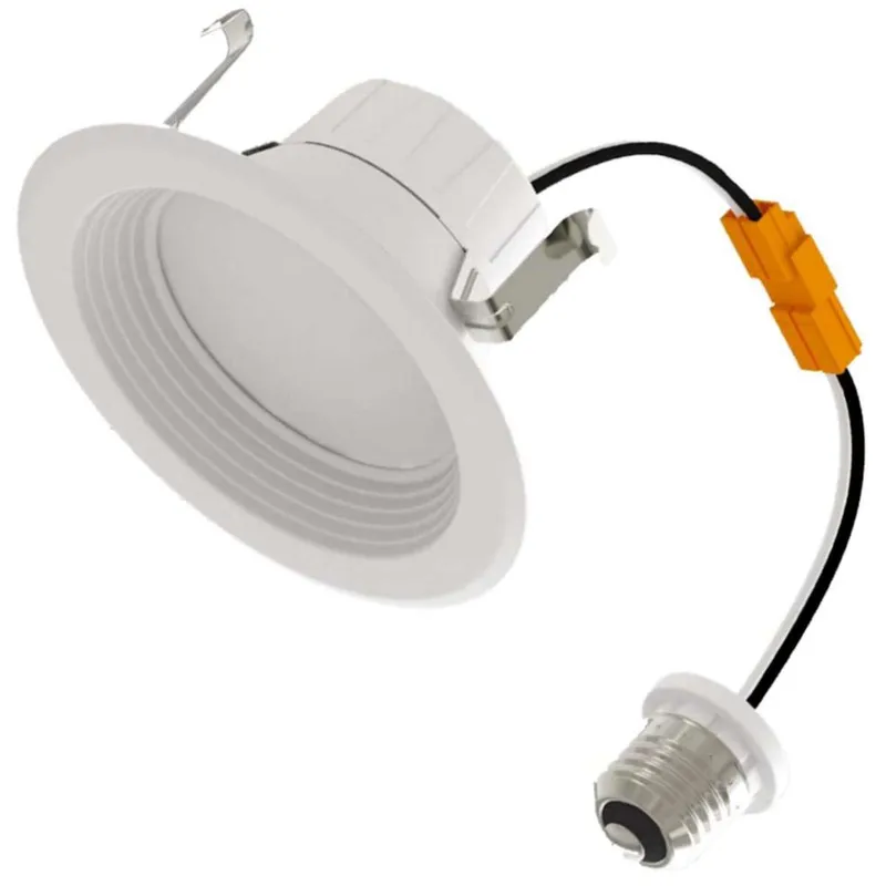 4in. LED Color Tunable Baffled Downlight Retrofit Trim - 8W - 2700K/3000K/3500K/4000K/5000K - Keystone — LightUp Lighting LED Downlights 8.0W 2700K