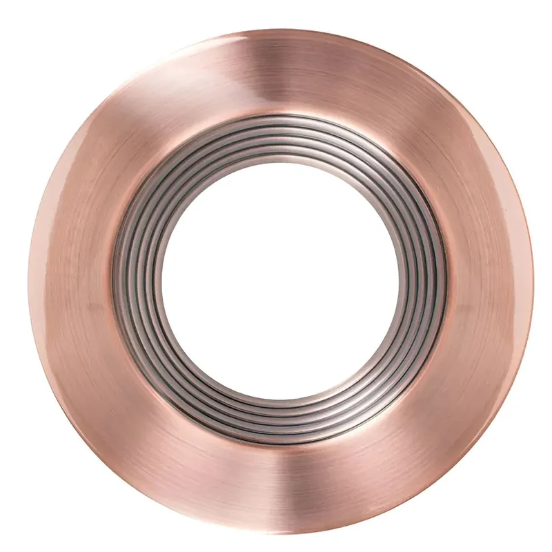 4in. Interchangeable Trim for Baffled Retrofit Downlights - Bronze - Keystone — LightUp Lighting LED Downlights  