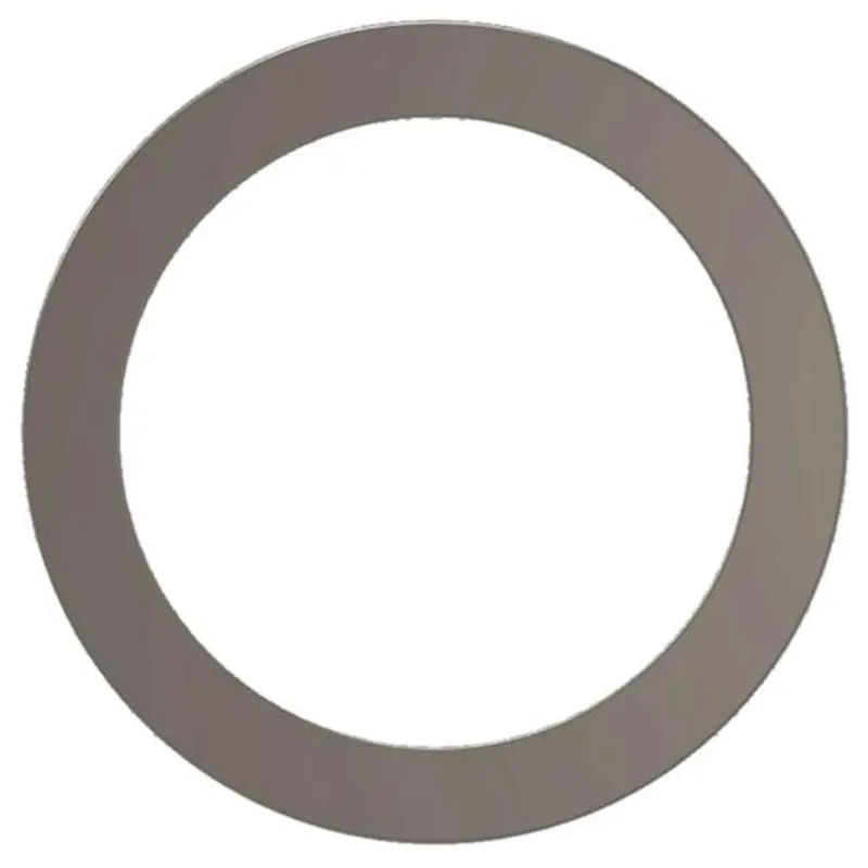 8in. Interchangeable Trim for Recessed Wafer Downlights - Brushed Nickel - Keystone — LightUp Lighting LED Downlights  